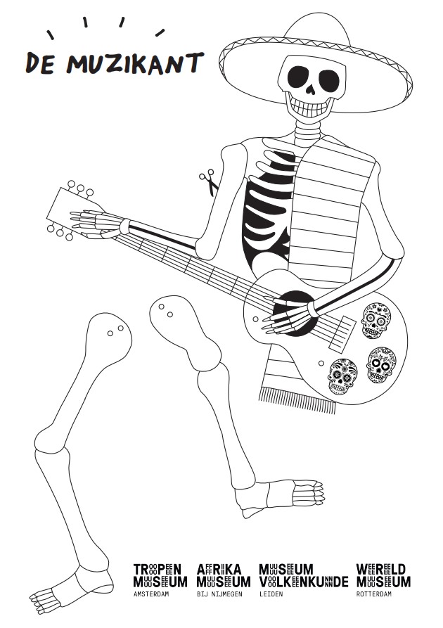 skelet-muzikant